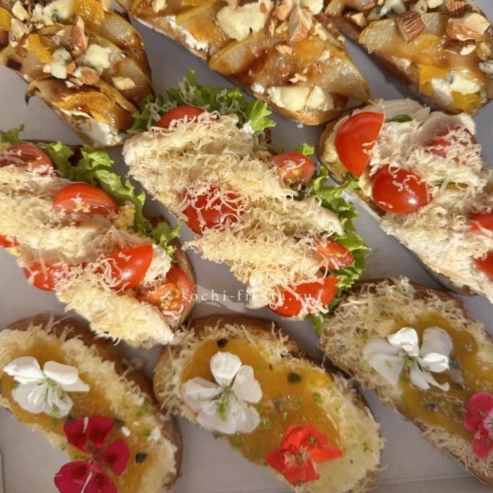 Брускетта «3 вкуса» в Пхукете